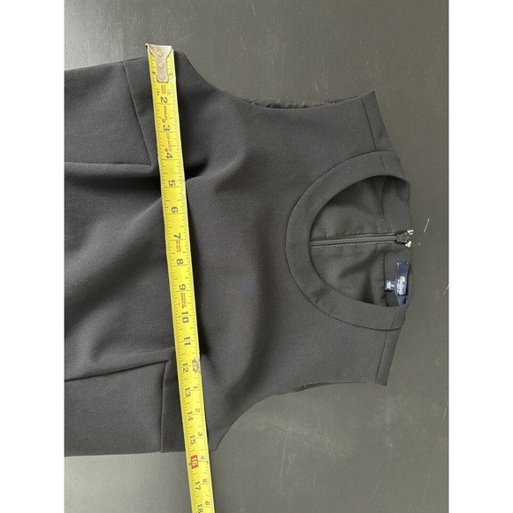 MADEWELL Fit And Flare A-line Dress Classic Modest in Black XS 2 MINT - Picture 9 of 9